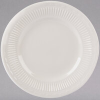 Tuxton HEA-064 Hampshire 6 1/2 inch Eggshell Embossed China Plate - 36/Case