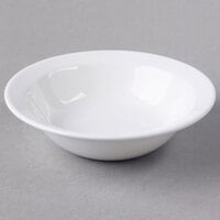 Syracuse China 905356835 Slenda 11 oz. Royal Rideau White Round Porcelain Grapefruit Bowl - 36/Case