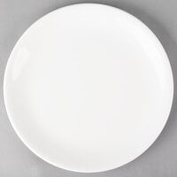 Syracuse China 905356962 Slenda 9 1/8" Round Royal Rideau White Porcelain Coupe Plate - 12/Case
