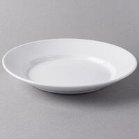 Syracuse China 905356899 Slenda 41 oz. Royal Rideau White Round Porcelain Entree and Pasta Bowl - 12/Case