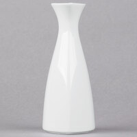 Syracuse China 905356708 Slenda 4 oz. Royal Rideau White Porcelain Sake Bottle - 12/Case