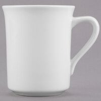 Syracuse China 950002511 Slenda 8.5 oz. Royal Rideau White Porcelain Mug - 36/Case