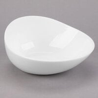 Syracuse China 905356414 Slenda Verve 22 oz. Royal Rideau White Round Porcelain Bowl - 12/Case