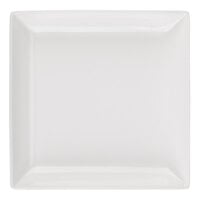 Libbey Slenda 10 1/2" Square Royal Rideau White Porcelain Coupe Plate - 12/Case