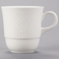 Syracuse China 950041111 Cafe Royal 7 oz. Royal Rideau White Tall Porcelain Tea Cup - 36/Case