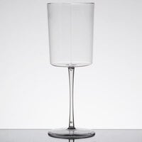 Fineline Renaissance 2811 11 oz. Clear Plastic 1-Piece Wine Glass - 72/Case