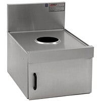 Eagle Group DW12-24 Spec-Bar 12" x 24" Stainless Steel Dry Waste Unit