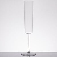 Fineline 2722-WH Renaissance 12 oz. Stemless White Plastic Wine Glass -  48/Case