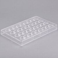 Matfer Bourgeat 380205 Polycarbonate 36 Compartment Hearts Chocolate Mold