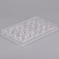 Matfer Bourgeat 380105 Polycarbonate 24 Compartment Assortment Chocolate Mold