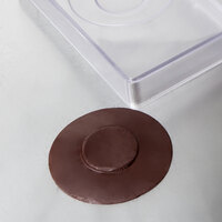 Matfer Bourgeat 380254 Polycarbonate 3 Compartment Saucers Chocolate Mold