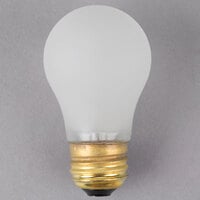 Satco S4881 40 Watt Frosted Shatterproof Finish Incandescent Rough Service Light Bulb - 130V (A15)