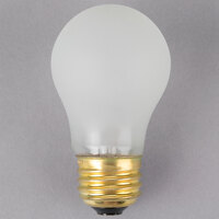 Satco S4882 60 Watt Frosted Shatterproof Finish Incandescent Rough Service Light Bulb - 130V (A15)