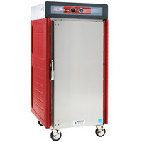 Metro C548-ASFS-L Insulated Stainless Steel 5/6 Height Hot Holding Cabinet with Solid Door and Lip Load Slides - 120V, 1360W