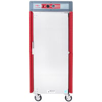 Metro C549-ASFS-L Insulated Stainless Steel Full Height Hot Holding Cabinet with Solid Door and Lip Load Slides - 120V, 1360W