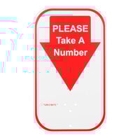 Turn-O-Matic 106000100 Please Take A Number Sign