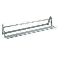 Bulman A501-36 Standard 36" Gray Steel All-In-One Wall Mount / Undercounter Paper Dispenser / Cutter with Serrated Blade