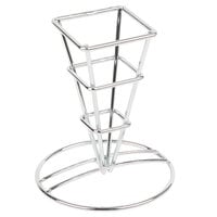 Clipper Mill by GET 4-21644 2 1/2" Mini Square Metal Cone Basket
