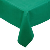 Hoffmaster 210432 82 inch x 82 inch Linen-Like Hunter Green Table Cover - 12/Case