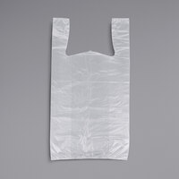 1/6 Size .51 Mil Clear Unprinted Plastic T-Shirt Bag - 1000/Case