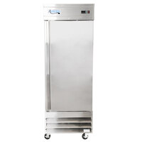 Avantco SS-1F-HC 29 inch Stainless Steel Solid Door Reach-In Freezer