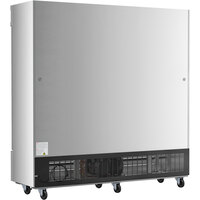 Avantco SS-3F-HC 80 7/8 inch Stainless Steel Solid Door Reach-In Freezer