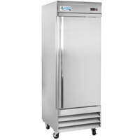 Avantco SS-1R-HC 29 inch Stainless Steel Solid Door Reach-In Refrigerator
