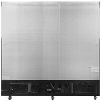 Avantco SS-3R-HC 81 5/16 inch Stainless Steel Solid Door Reach-In Refrigerator