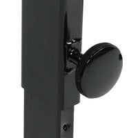 Correll 24 inch x 36 inch Black Granite High Pressure Laminate Top Adjustable Standing Height Work Station