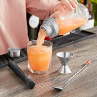 Acopa 4-Piece 25 oz. Mason Jar Shaker Cocktail Kit