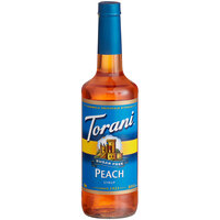 Torani 750 mL Sugar Free Peach Flavoring / Fruit Syrup