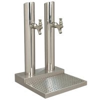 Micro Matic BS-SKY-2PSSKR-LR Skyline Stainless Steel Kool-Rite Glycol Cooled 2 Tower, 2 Tap Station
