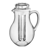 Tablecraft 319 2 Qt. Polycarbonate Pitcher with Ice Core