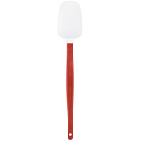 Rubbermaid FG196800RED 16 1/2 inch Red High Temperature Silicone Spoonula
