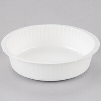 Solut 8 oz. White Round Oven Safe Paper Baking Cup with Flange and Extruded PET Coating - 600/Case