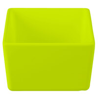 Tablecraft CW4024LG Contemporary Collection Lime Green 1 Qt. Straight Sided Bowl