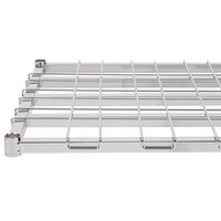 Regency 24 inch x 48 inch Chrome Heavy-Duty Dunnage Shelf with Wire Mat - 800 lb. Capacity