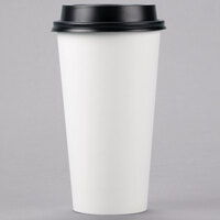 Akitkhen Disposable Coffee Cups-Bulk 120 pack12oz White Hot Paper Coffee Cups, 
