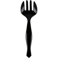 Choice 8 1/2 inch Black Disposable Plastic Serving Fork - 72/Case