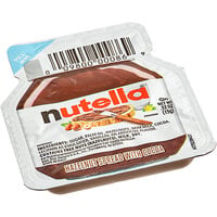 Nutella Hazelnut Spread .52 oz. Portion Control Pack - 120/Case