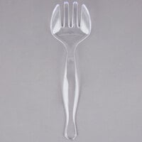 Choice 8 1/2 inch Clear Disposable Plastic Serving Fork - 72/Case
