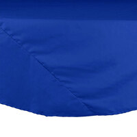 90" Round Royal Blue Hemmed 65/35 Poly/Cotton BlendCloth Table Cover