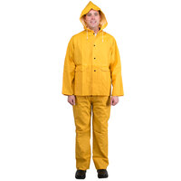 Yellow 2 Piece Rainsuit - Small