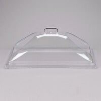 Cambro DD1220BECW Camwear 12 inch x 20 inch Clear Dome Display Cover with 2 End Cuts