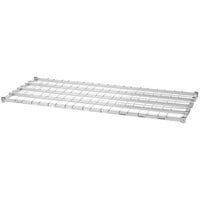 Regency 24 inch x 60 inch Chrome Heavy-Duty Dunnage Shelf with Wire Mat - 800 lb. Capacity