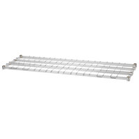 Regency 18 inch x 60 inch Chrome Heavy-Duty Dunnage Shelf with Wire Mat - 800 lb. Capacity