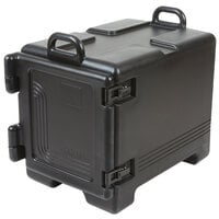 Cambro Ultra Pan Carrier® Black Front Loading Insulated Food Pan Carrier - 4 Full-Size Pan Max Capacity