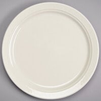 Homer Laughlin by Steelite International HL3457000 Gothic 7 1/4" Ivory (American White) China Plate - 36/Case