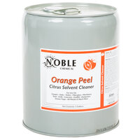 Noble Chemical 5 Gallon / 640 oz. Orange Peel Citrus Solvent Cleaner