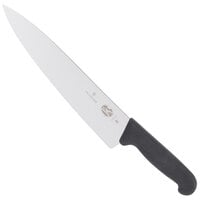 Victorinox 5.2033.25-X1 10 inch Serrated / Straight Bread Knife with Fibrox Handle